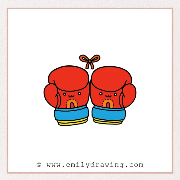 Preview of Boxing Gloves drawing